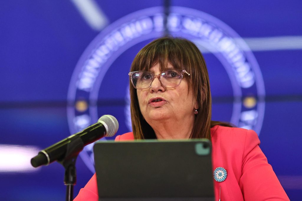 Ministra de Seguridad de Argentina, Patricia Bullrich