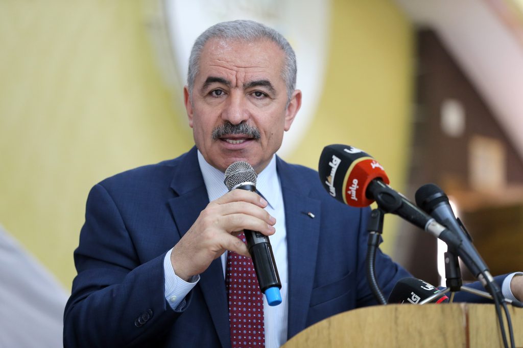 Primer ministro palestino, Muhamed Shtayeh