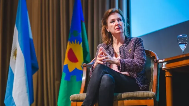 Ministra de Relaciones Exteriores, Diana Mondino