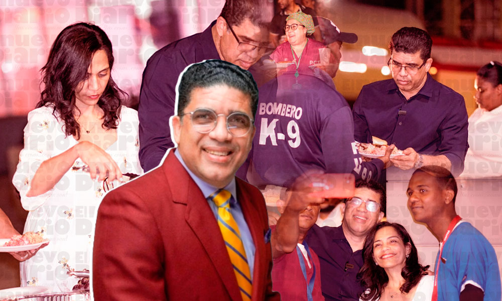 Dío Astacio compartió cena navideña con bomberos y personal médico de SDE