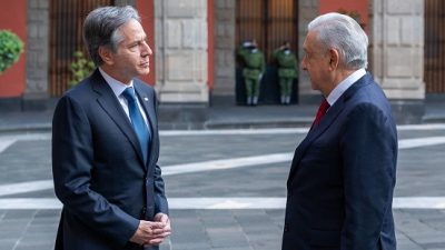 Antony Blinken y López Obrador