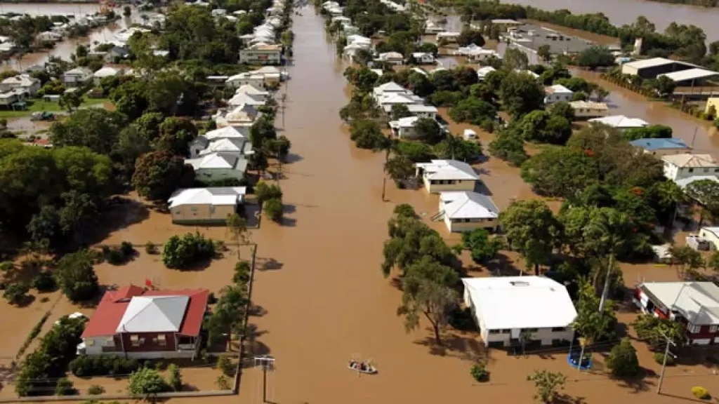 Inundaciones por fuertes tormentas en el este de Australia