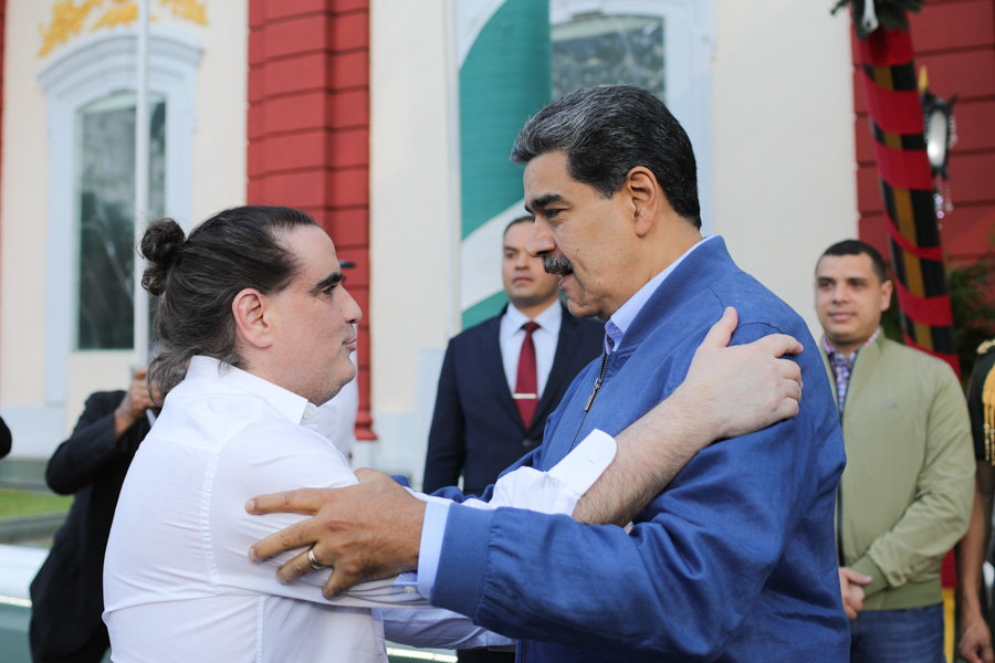 Presidente de Venezuela, Nicolás Maduro y empresario colombiano Alex Saab
