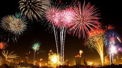 Fuegos articiales. (Foto: Fuente Externa)
