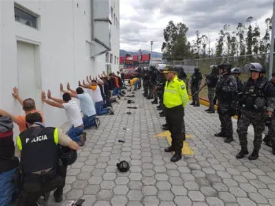 Varios detenidos en Ecuador.