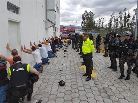 Varios detenidos en Ecuador.