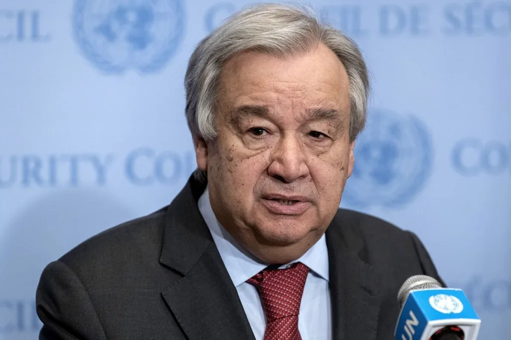 António Guterres, secretario general de la ONU