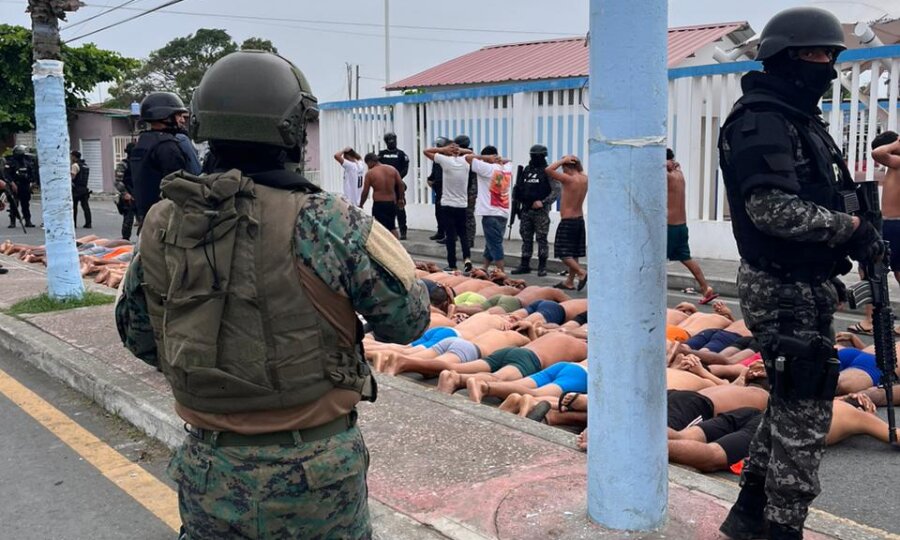 Al menos 3.387 detenidos en quince días en Ecuador