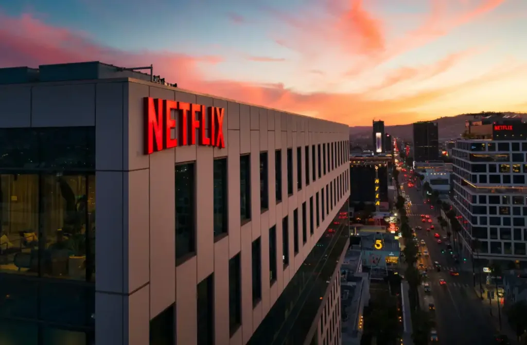 Fachada de la empresa Netflix