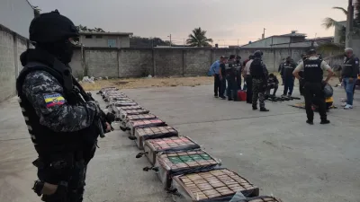 Media tonelada de droga incautó policía de Ecuador