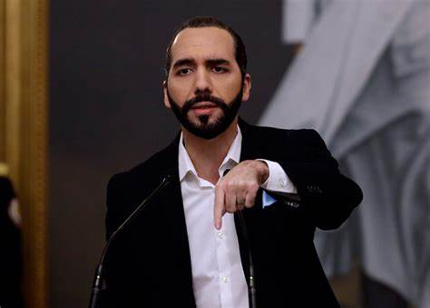 Presidente de El Salvador, Nayib Bukele,
