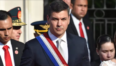 El presidente de Paraguay, Santiago Peña