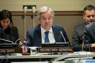 Secretario general de la ONU, António Guterres