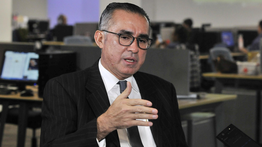 El magistrado Noel Orellana