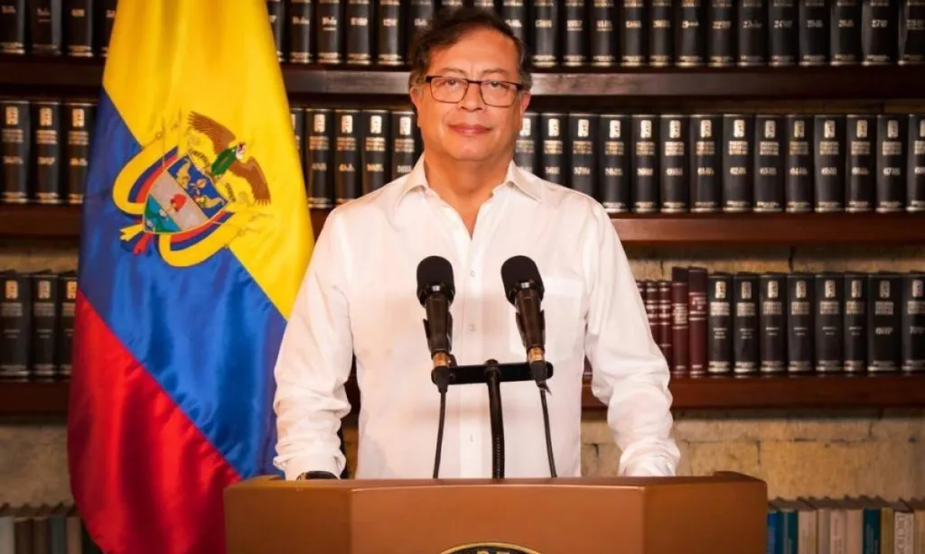 El presidente colombiano, Gustavo Petro