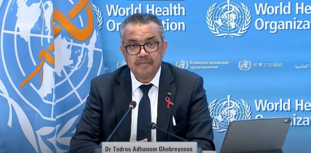 Tedros Adhanom Ghebreyesus, director de la Organización Mundial de la Salud (OMS),