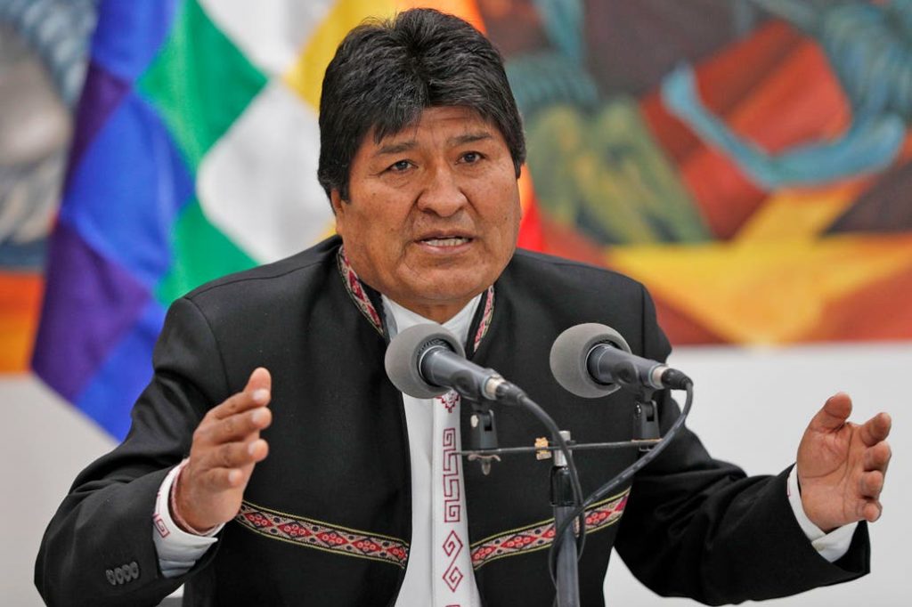 Expresidente de Bolivia Evo Morales