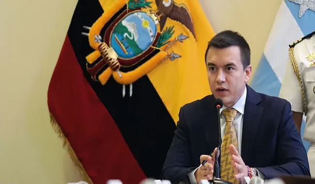 Presidente de Ecuador, Daniel Noboa