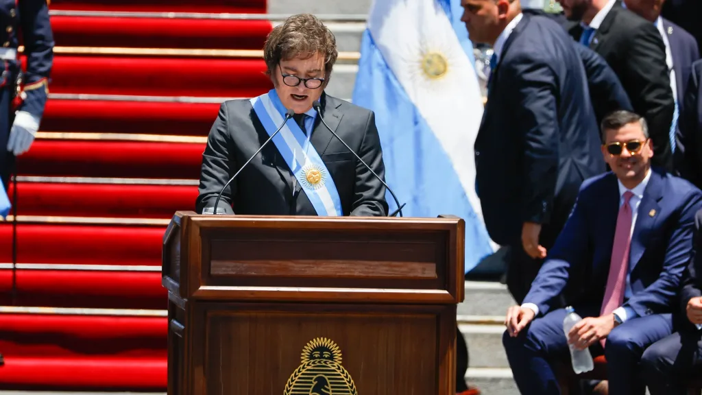 Javier Milei, el presidente de Argentina