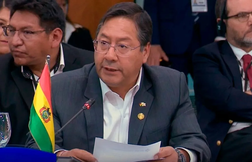 Luis Arce, presidente de Bolivia