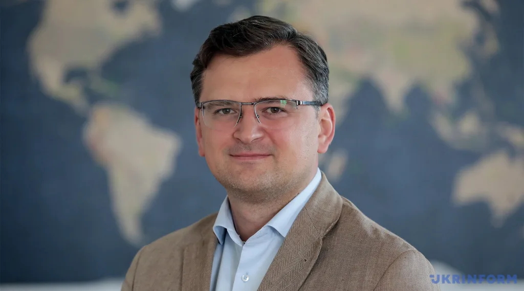 Dmytro Kuleba, el ministro de Asuntos Exteriores de Ucrania.
