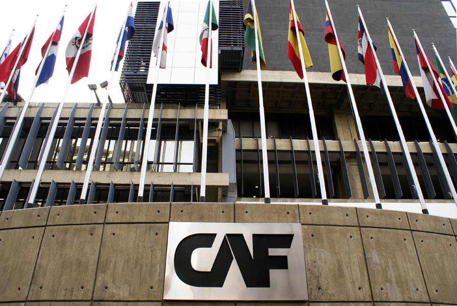 Fachada del Banco de Desarrollo de América Latina y el Caribe-CAF