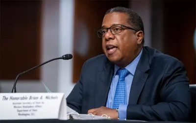 Brian Nichols, el encargado del Departamento de Estado para América Latina. (Foto: fuente externa)