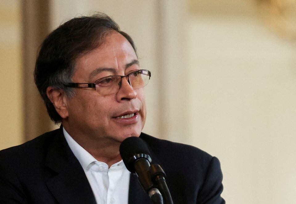 El presidente de Colombia, Gustavo Petro