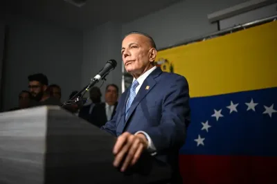 Manuel Rosales, candidato opositor a las elecciones presidenciales de Venezuela