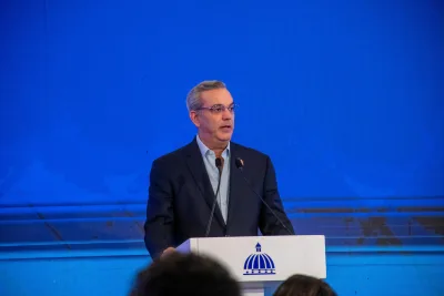 El presidente Luis Abinader