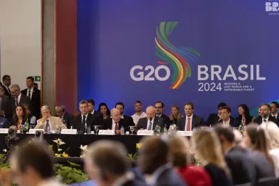 Miembros del G20 reunidos en Brasil