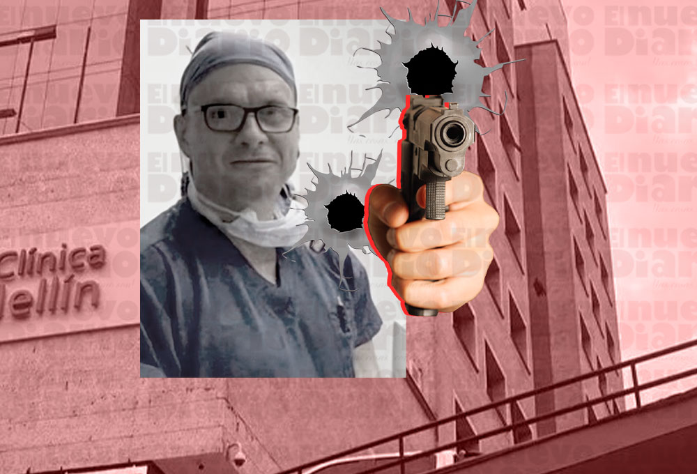 Médico muerto en clínica de Medellín a manos de un hombre