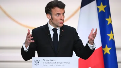 Emmanuel Macron, presidente francés