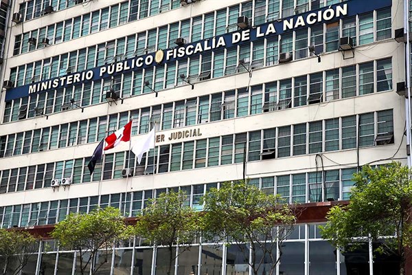 Facahada de la Fiscalía de Perú.