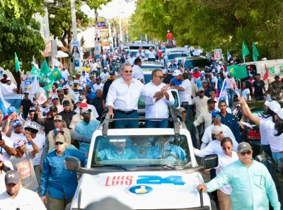 Abinader finaliza recorrido por la línea noroeste con caravanas en Valverde, Santiago Rodríguez y Dajabón (Foto: Fuente externa)