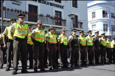 Miembros del Servicio de Seguridad de Ecuador
