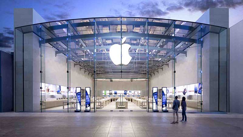 Una tienda de la compañía tecnológica Apple