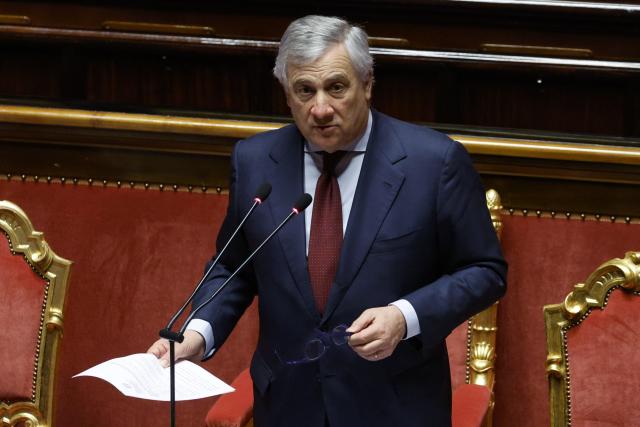 Antonio Tajani, El vicepresidente del Gobierno italiano y ministro de Exteriores