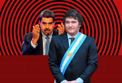 Nicolás Maduro y Javier Milei