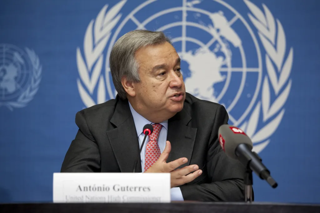 António Guterres, secretario general de las Naciones Unidas