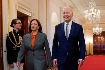 Kamala Harris y Joe Biden