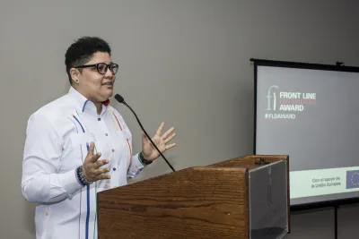 Rosanna Marzán, activista de la comunidad LGBTIQ+