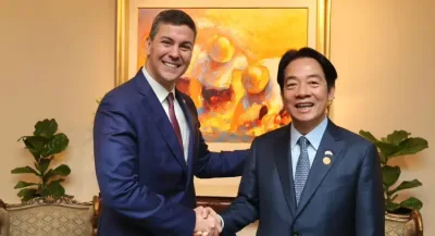 El presidente de Paraguay lega a Taiwán para la investidura del próximo presidente de la isla