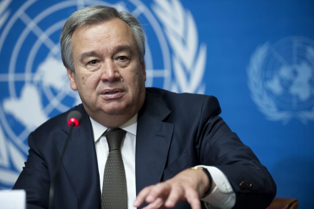 António Guterres, secretario general de la ONU