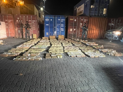 Marihuana incautada por la DNCD. (Foto: fuente externa)