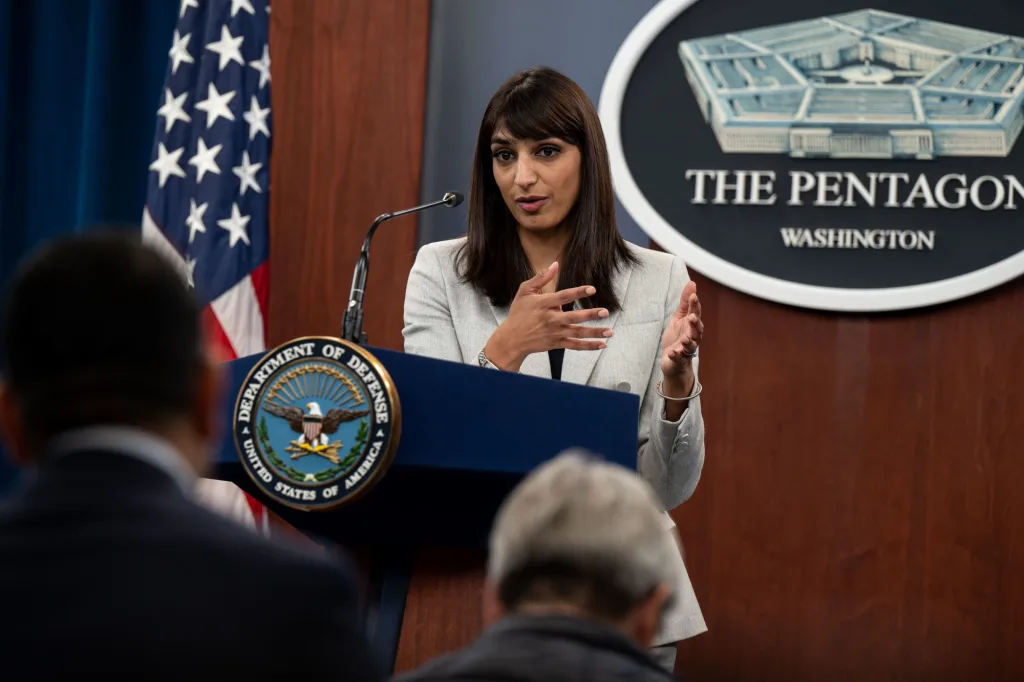 La viceportavoz del Pentágono, Sabrina Singh