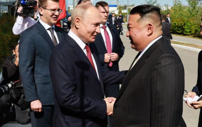 Vladimir Putin y Kim Jong