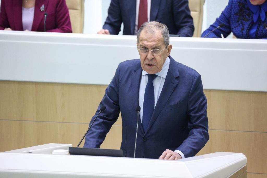Sergei LavSerguei Lavrov, ministro de Relaciones Exteriores de Rusia.