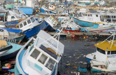 Embarcaciones destruidas por Beryl