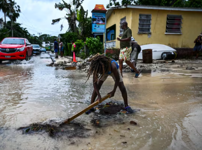 una persona murió y que hay una "inmensa destrucción